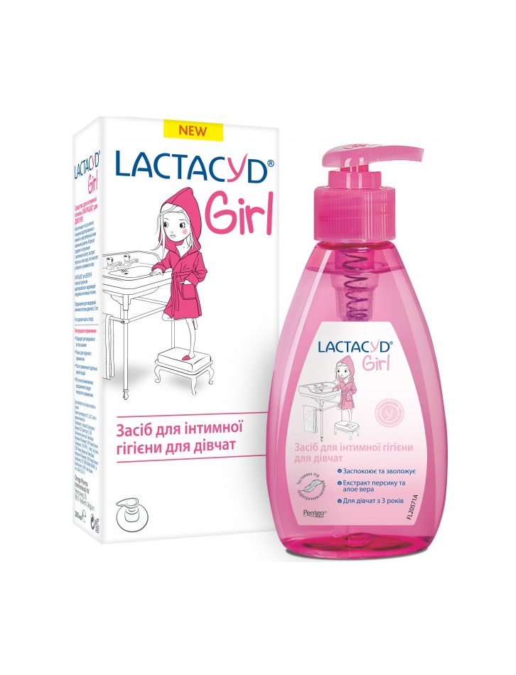 Засіб Лактацид для дівчат з дозатором 200 мл