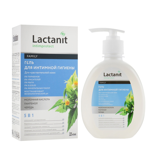 *Гель Lactanit Family для інтимної гігієни 225 мл