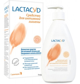 Засіб Лактацид для інтимної гігієни з дозатором 400 мл