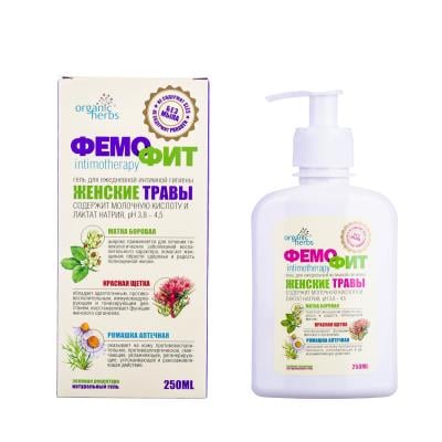Гель Фемофіт жіночі трави для интимної гігієни 250 мл