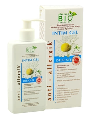 *Інтим-гель PharmaBio Delicate 250 мл
