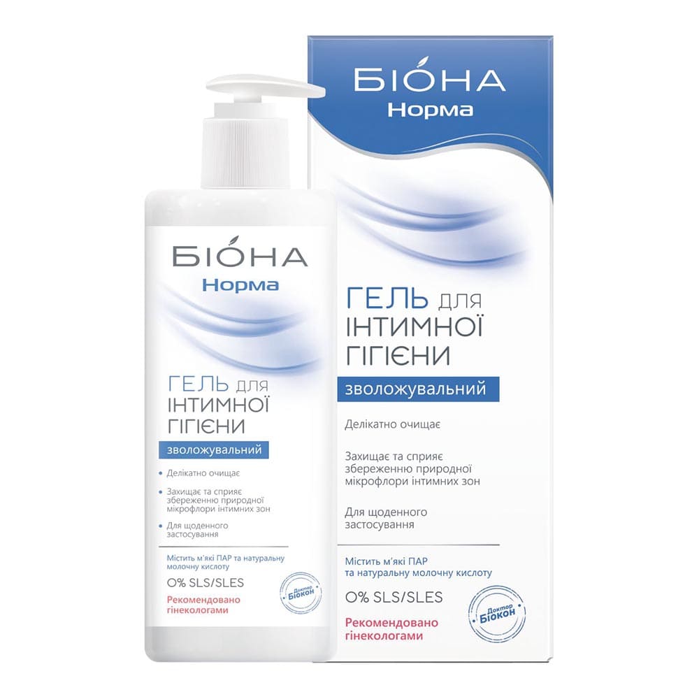 Гель Биокон Биона Норма для интимной гигиены 275 мл