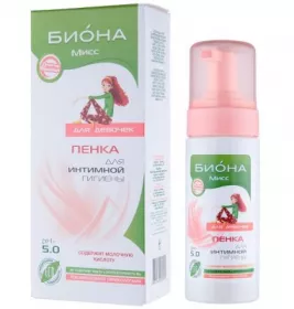 Пенка Биокон для интимной гигиены для девочек Мисс Биона 150 мл
