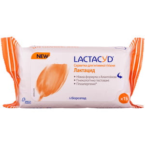 Салфетки Лактацид №15 Салфетки Лактацид №15