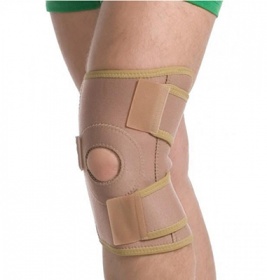 Бандаж Medtextile 6058 на колінний суглоб рознімний S/M люкс
