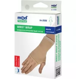 Бандаж Medtextile 8506 на променево-зап'ястковий суглоб еластичний. S