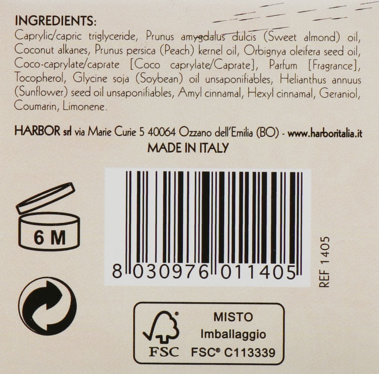 *Масло Harbor Phytorelax Sublime Oils для тела Персиковой костОчки 100 мл