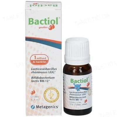 *Бактіол краплі доза №21