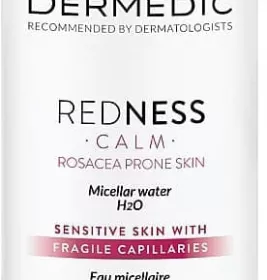 Міцелярна вода Dermedic Angio Preventi H2O для чутливої шкіри з крихкими капілярами 500мл