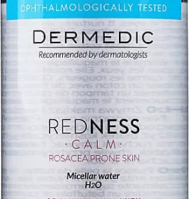 Міцелярна вода Dermedic Angio Preventi H2O для чутливої шкіри з крихкими капілярами 500мл