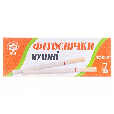 Пристосування для теплового впливу на вуха, фітосвічка «Чудєснік» мала №2 || Селком ЛТД, Україна