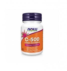 NOW ВІТАМІН С-500 АСКОРБАТ КАЛЬЦІЮ-С капс.№30