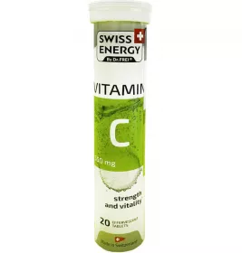 Вітаміни Swiss Energy Vitamin C 550 шипучі таблетки №20