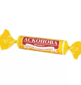 *Асконова Кальций со вкусом ананаса табл.№10