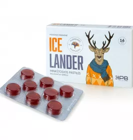 *Исландские пастилки от кашля IceLander №16