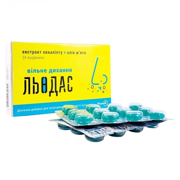 *Льодас свободное дыхание леденцы № 24