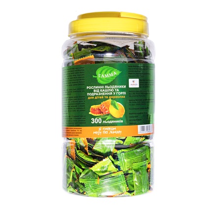 *Гамма леденцы (мед-лимон) №300