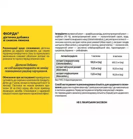 Фіорда льодяники зі смаком лимона №30