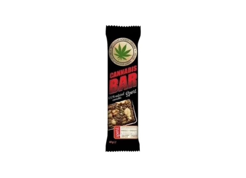 Батончик-мюсли Cannabis Bar с грецким орехом и семенами каннабиса 40 г Батончик-мюсли Cannabis Bar с грецким орехом и семенами каннабиса 40 г