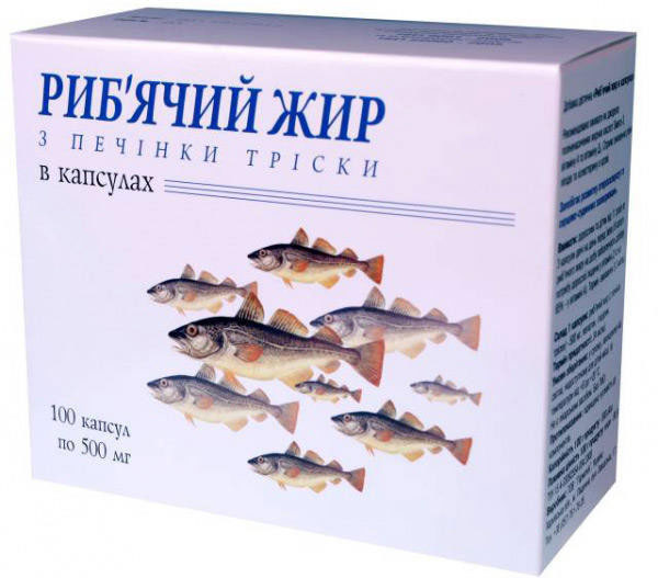 Риб'ячий жир капс. 500мг №100 Гармонія