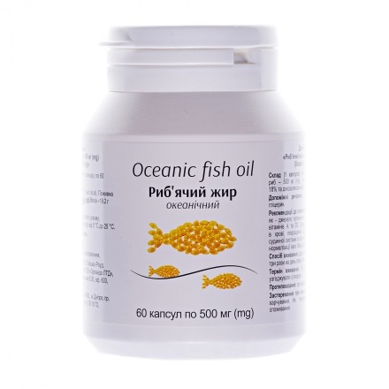 *Риб'ячий жир Океанічний капс. 500 мг №60 банка