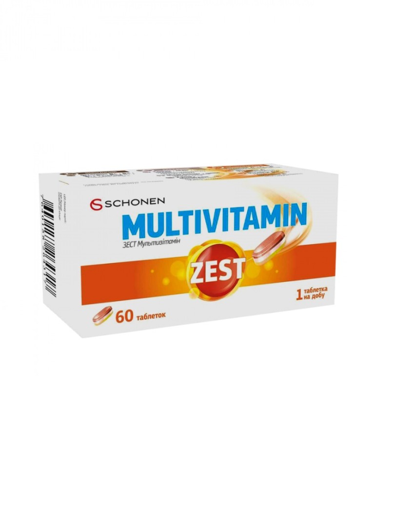 Зест Мультивітамін табл. №60