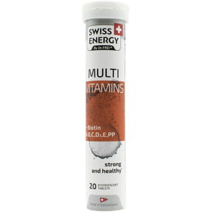 *Витамины Swiss Energy Multivitamin шипучие таблетки №20 *Витамины Swiss Energy Multivitamin шипучие таблетки №20