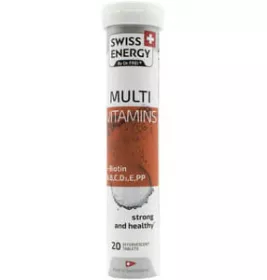 *Витамины Swiss Energy Multivitamin шипучие таблетки №20