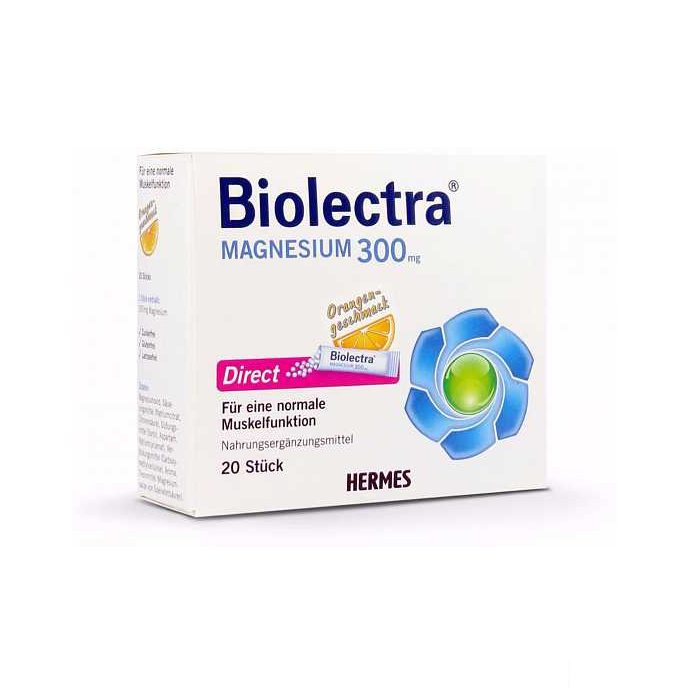 *Біолектра Магнезіум Директ апельсиновий смак пакет 300 мг №20