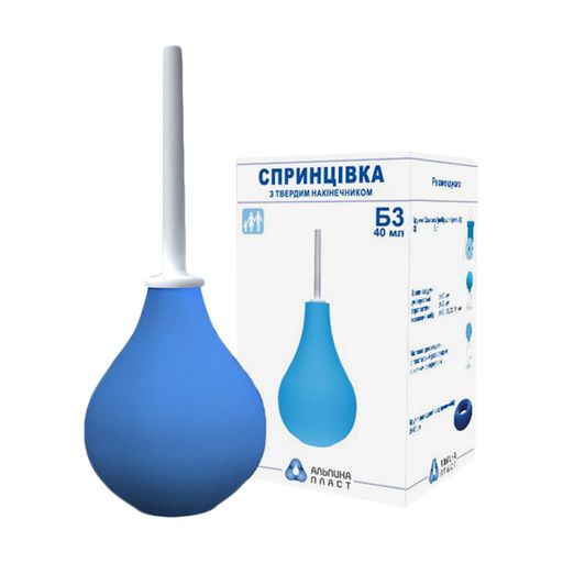 *Спринцівка Альпіна Б3 з твердим наконечником