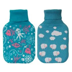 *Грілка в в'язаному чохлі Flowers of life тип А-1 Київгума