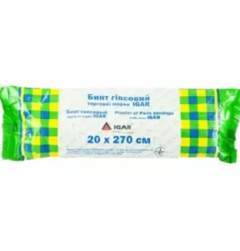 *Бинт Igar гіпсовий 20*2.7 м