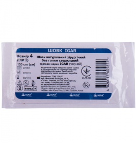 Шовк Igar хірургічний №4