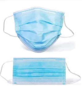 *Маска медична тришарова на резинках нестерильна ТМ Ecohealth №10