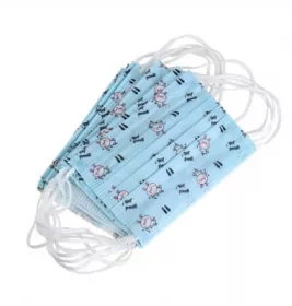 Маска Волес дит.3-шар.з рис.блак.№50