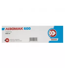 Лизомак таблетки по 600 мг 10 шт.