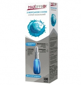 *Максефект MAXEFFECT з морскою сіллю спрей назал.100мл