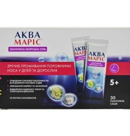 Аква Марис соль морская обогащ. пак. №30