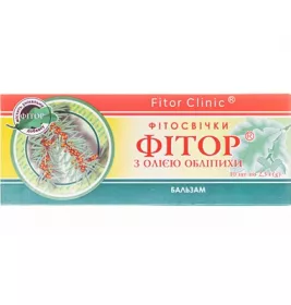 Фітор бальзам з маслом обліпихи супп. по 2,3г №10