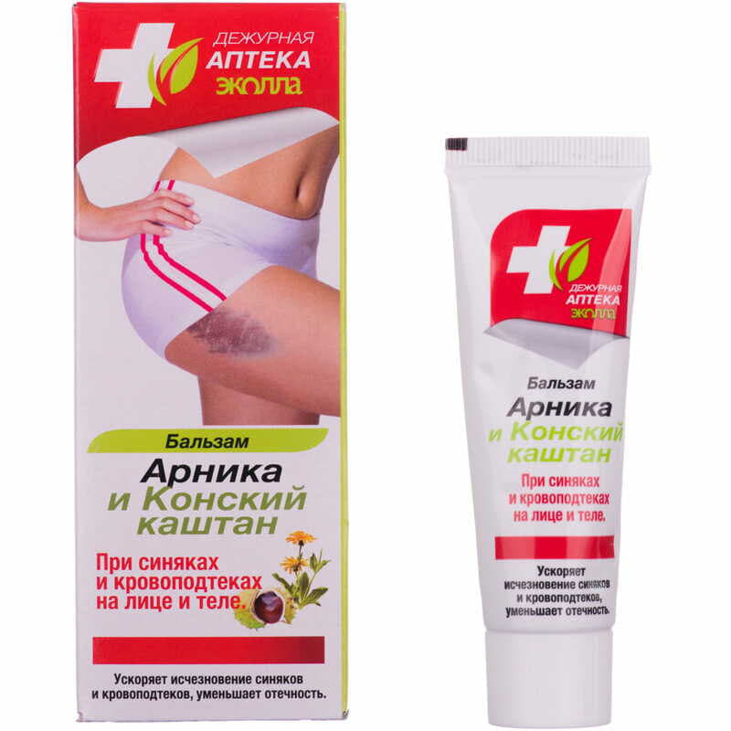 *Бальзам ЧА Еколла Арніка+каштан проти синців 30мл