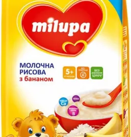 *Каша Milupa молочна рисова з бананом із 6 міс 230 г