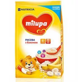 *Каша Milupa молочна рисова з бананом із 6 міс 230 г