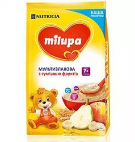 *Каша Milupa молочна мультизлакова з фруктами із 7 міс 230 г