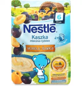 Каша Nestle молочна рисова абрикос/слива 230 г