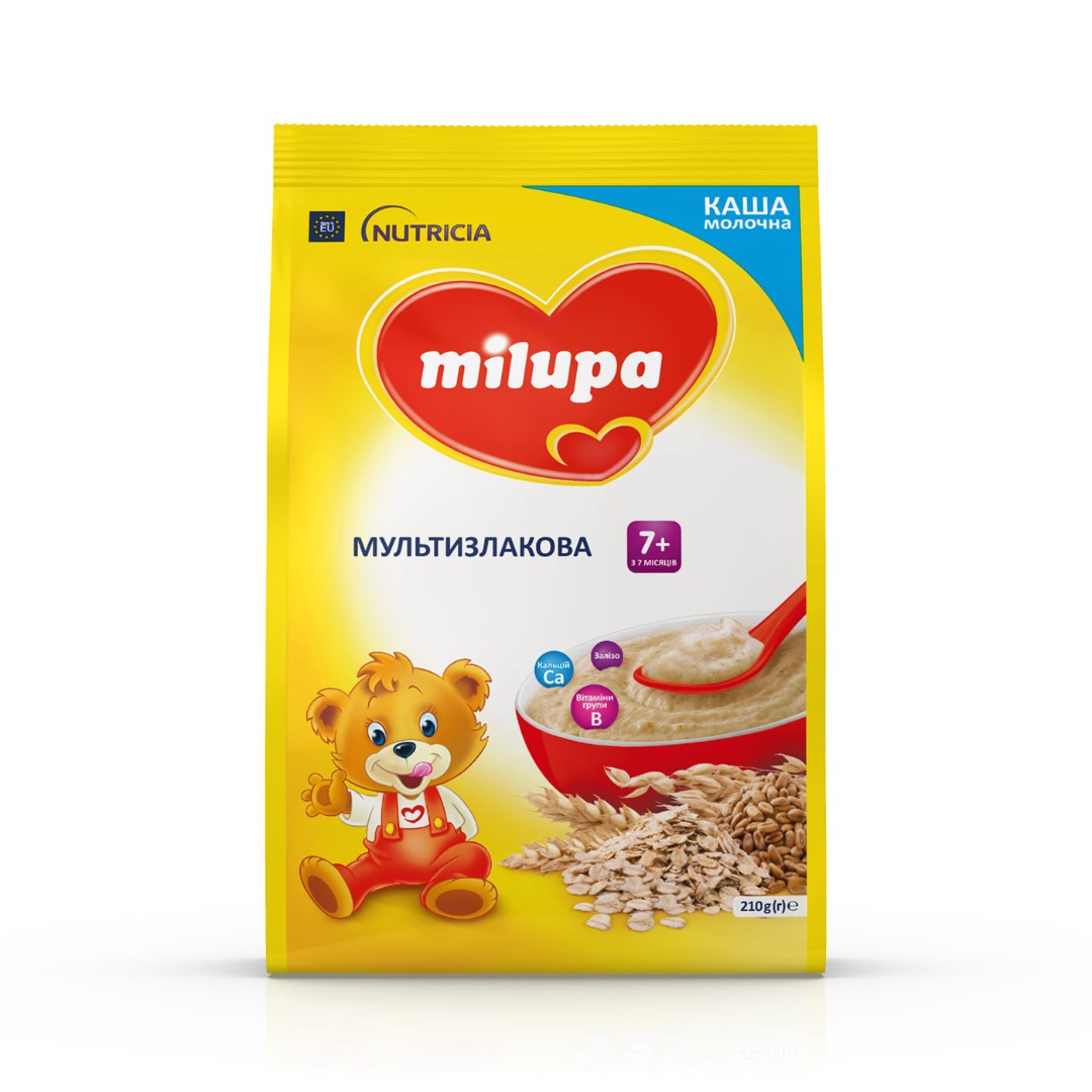 Каша Milupa мультизлакова з мелісою з 7 міс 210 г