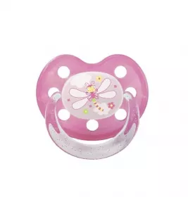 *Пустушка Baby-nova ортодонтична сил.з кільцем дівч.р.2, 2шт