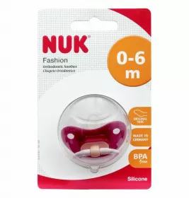 *Пустышка Nuk 10729798 Fashion силиконовая р1