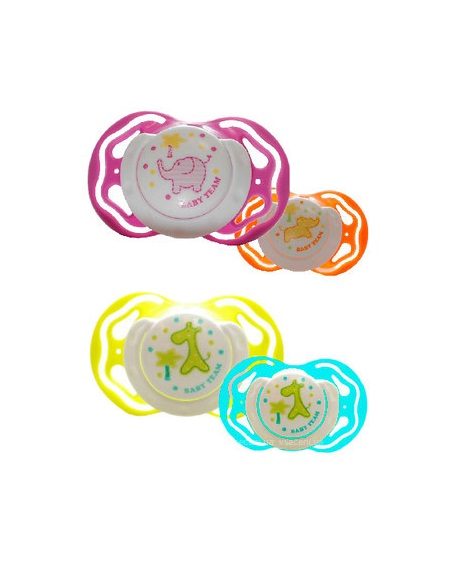 Пустушка силіконова ортодонтична Baby Team 3011 6+ 1 шт