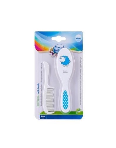 Щітка-гребінець Canpol 2/417 для волосся м'яка+ гребінь