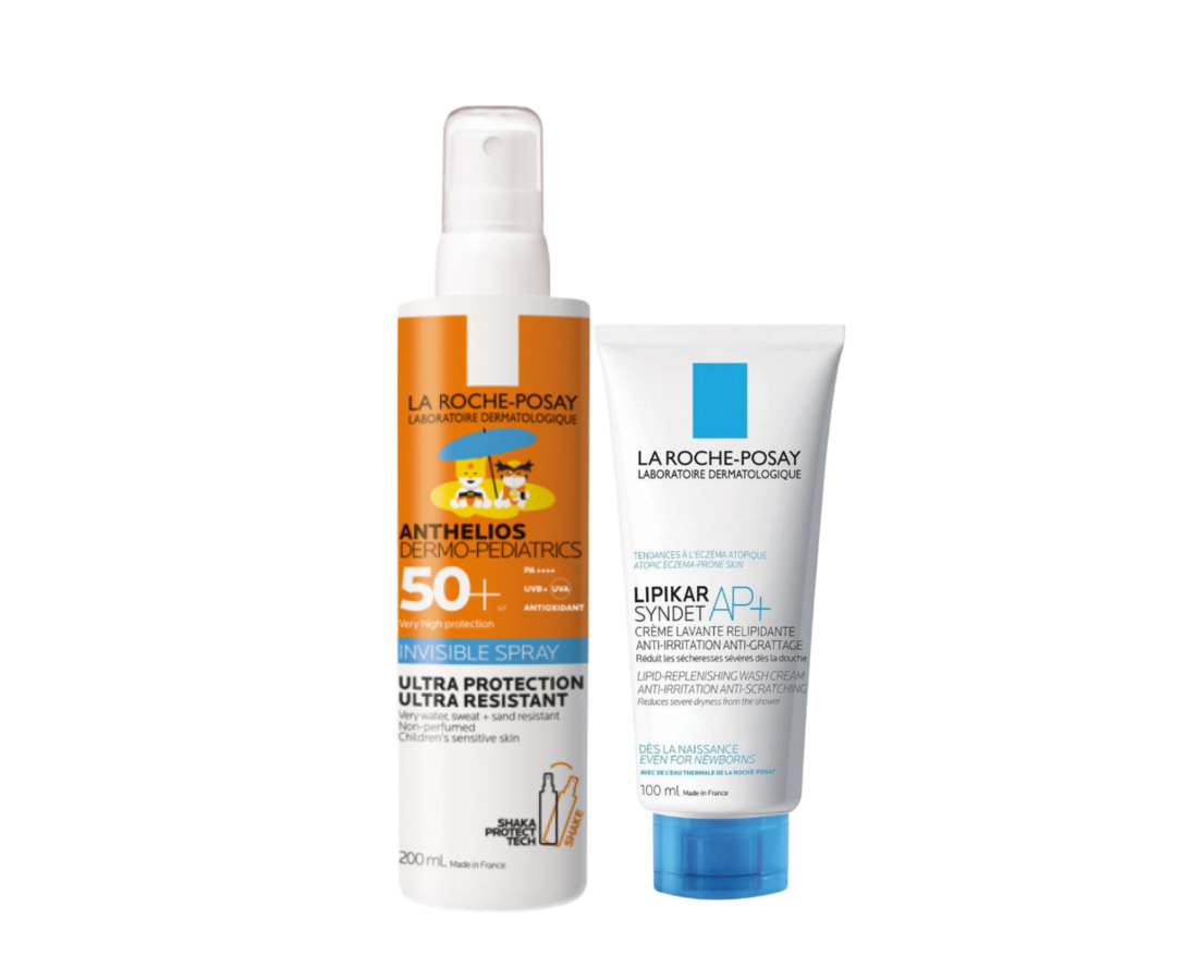 БОМ Антеліос Дермо-Педіатрікс, сонцезахисний ультралегкий спрейдлячутливоїшкіри дітей з дуже високим ступенем захисту SPF50+, 200 мл